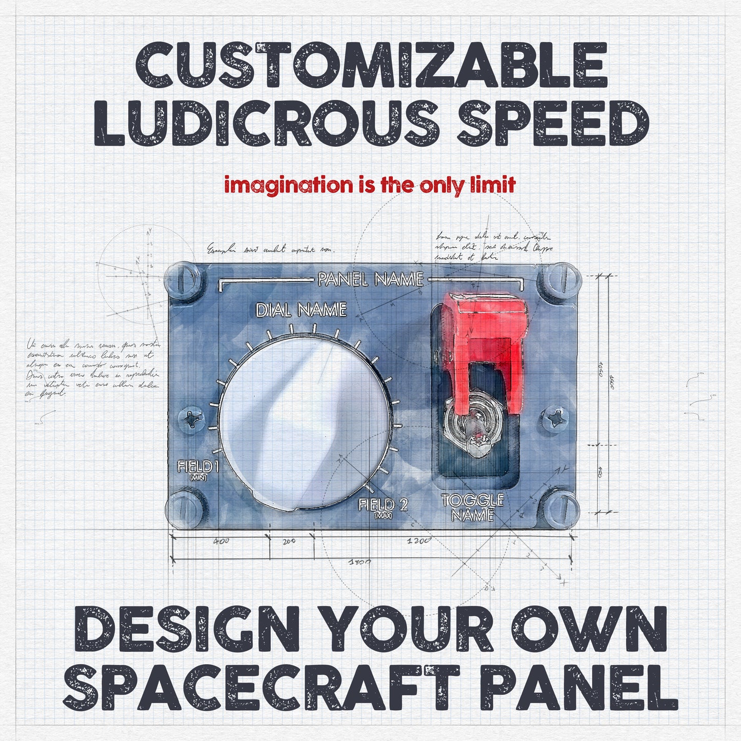 CUSTOMIZABLE LUDICROUS SPEED PANEL – Concord Aerospace