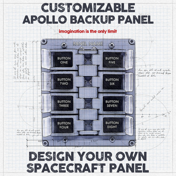 CUSTOMIZABLE APOLLO COMMAND MODULE BACKUP SWITCHES PANEL | Concord ...