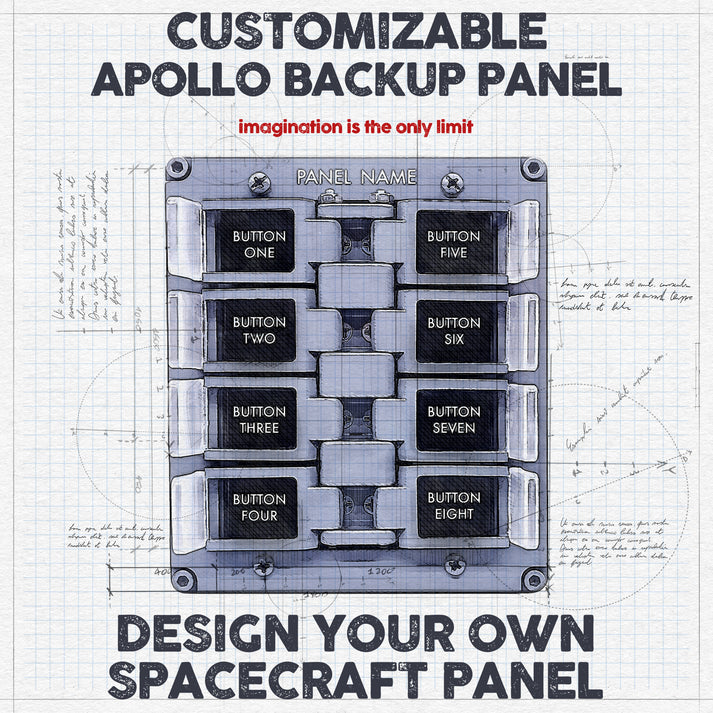 CUSTOMIZABLE APOLLO COMMAND MODULE BACKUP SWITCHES PANEL | Concord ...