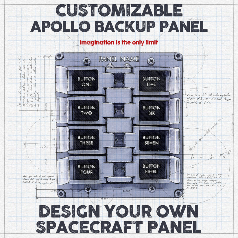 CUSTOMIZABLE APOLLO COMMAND MODULE BACKUP SWITCHES PANEL | Concord ...
