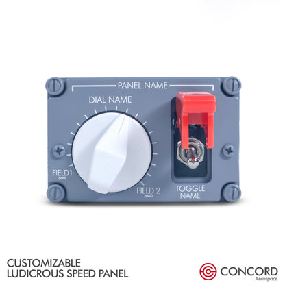 CUSTOMIZABLE LUDICROUS SPEED PANEL - Concord Aerospace