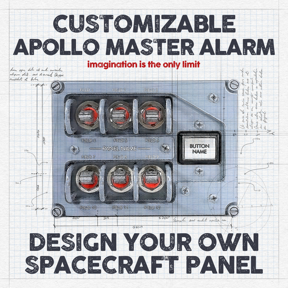 CUSTOMIZABLE APOLLO MASTER ALARM PANEL – Concord Aerospace