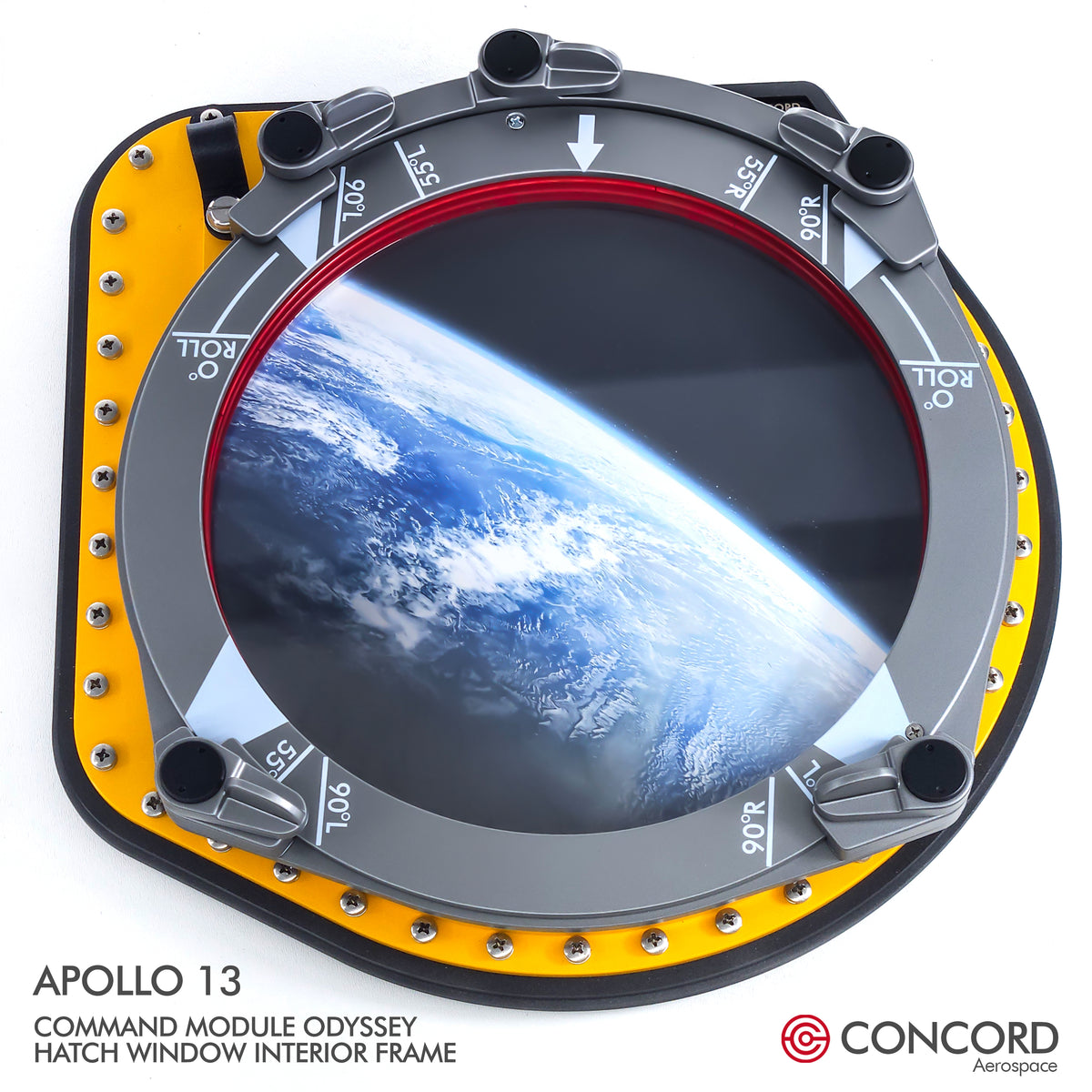Apollo 13 Commander Module APOLLO 13 COMMAND MODULE ODYSSEY HATCH WINDOW – Concord Aerospace
