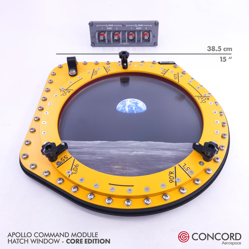 Apollo 11 Command Module Hatch APOLLO COMMAND MODULE HATCH WINDOW — CORE EDITION BY CONCORD AEROSPACE ...