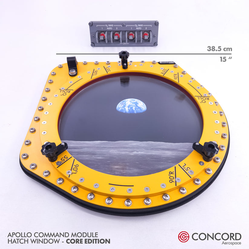APOLLO COMMAND MODULE HATCH WINDOW — CORE EDITION BY CONCORD AEROSPACE ...