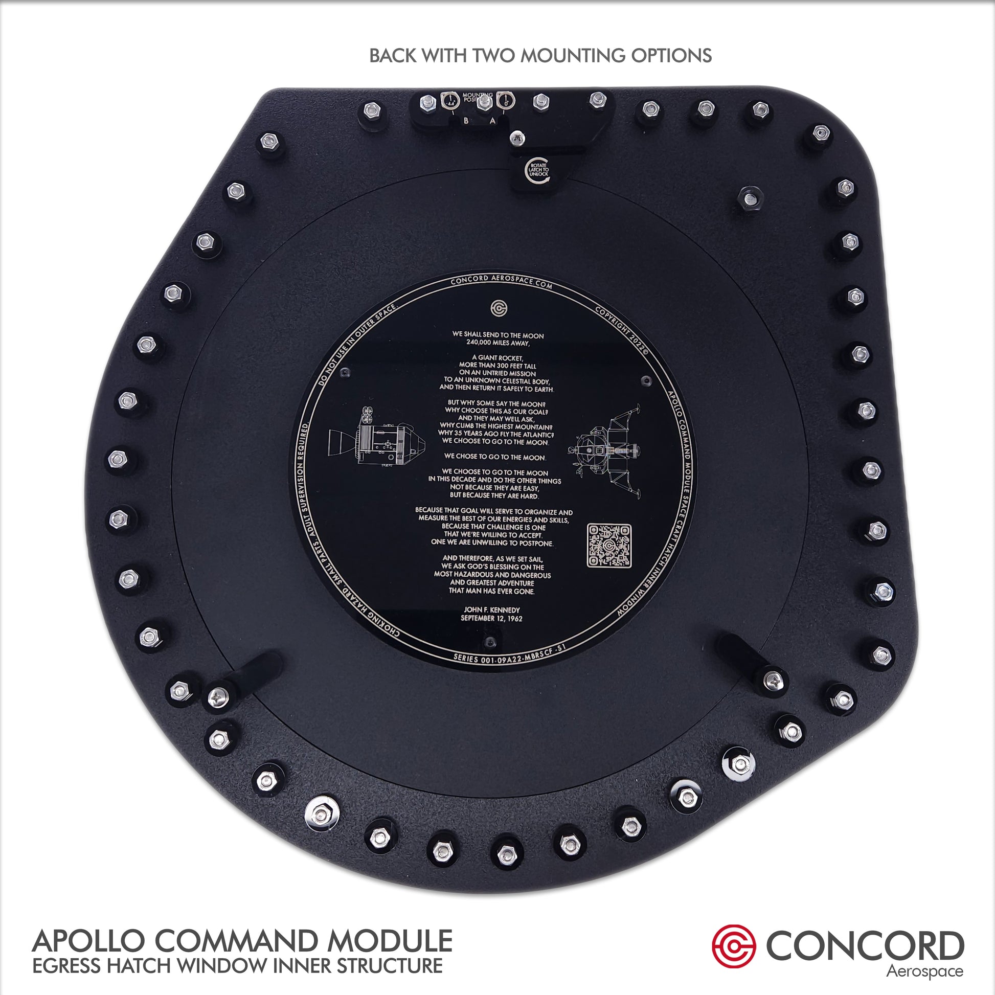 APOLLO 13 COMMAND MODULE ODYSSEY HATCH WINDOW - Concord Aerospace