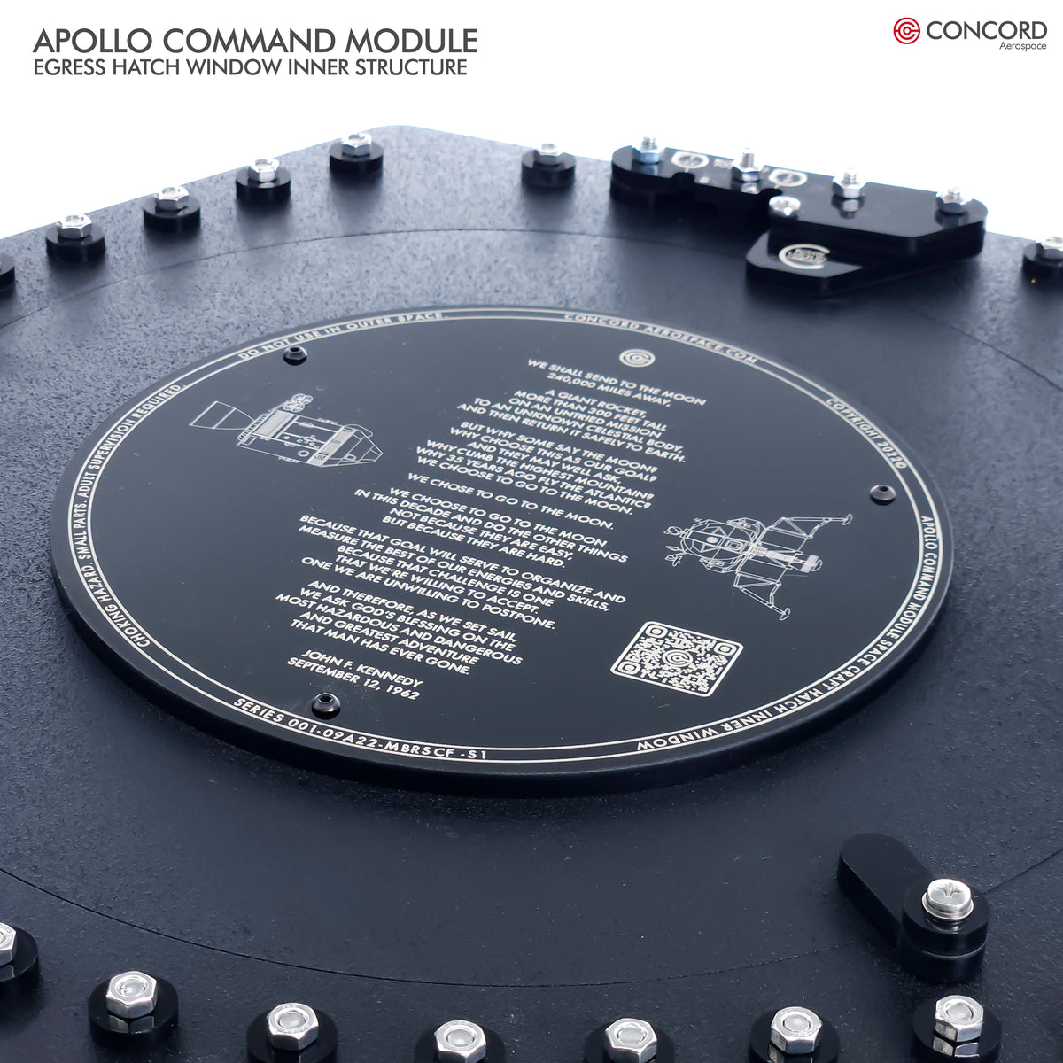 APOLLO 13 COMMAND MODULE ODYSSEY HATCH WINDOW – Concord Aerospace