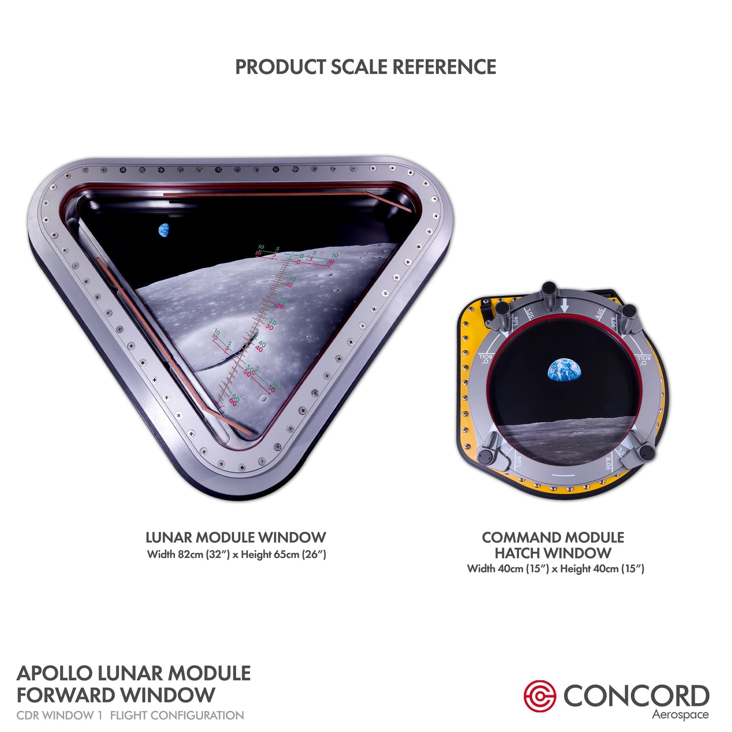 Spacecraft Module Window APOLLO LUNAR MODULE FORWARD WINDOW – Flight Configuration – Concord ...