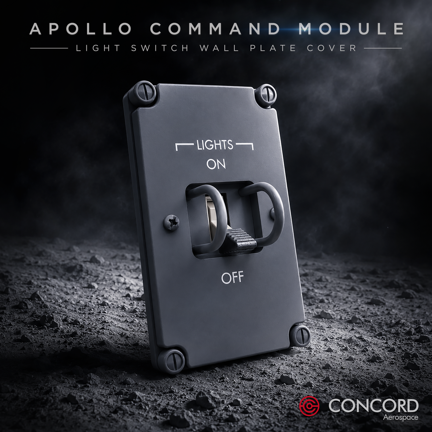 APOLLO LIGHT SWITCH PANEL WALLPLATE COVER - Concord Aerospace