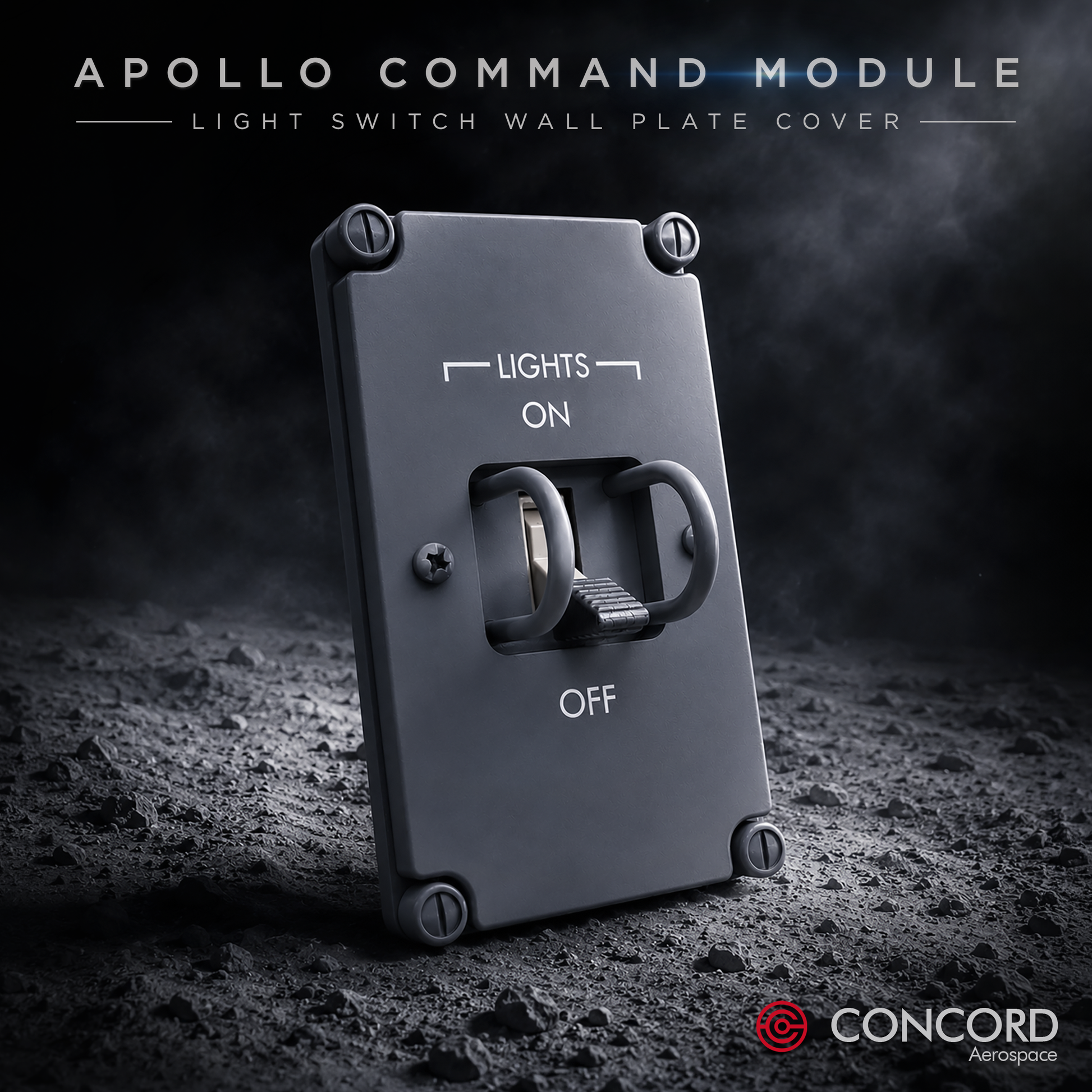 APOLLO LIGHT SWITCH PANEL WALLPLATE COVER - Concord Aerospace