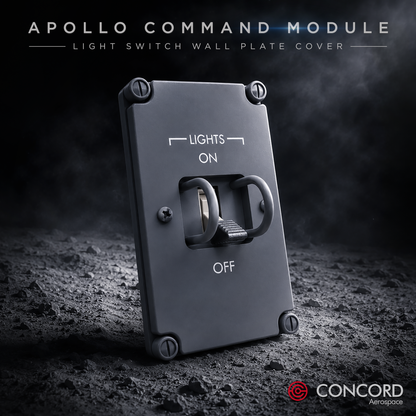 APOLLO LIGHT SWITCH PANEL WALLPLATE COVER - Concord Aerospace