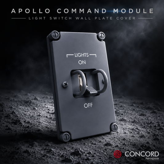 APOLLO LIGHT SWITCH PANEL WALLPLATE COVER - Concord Aerospace