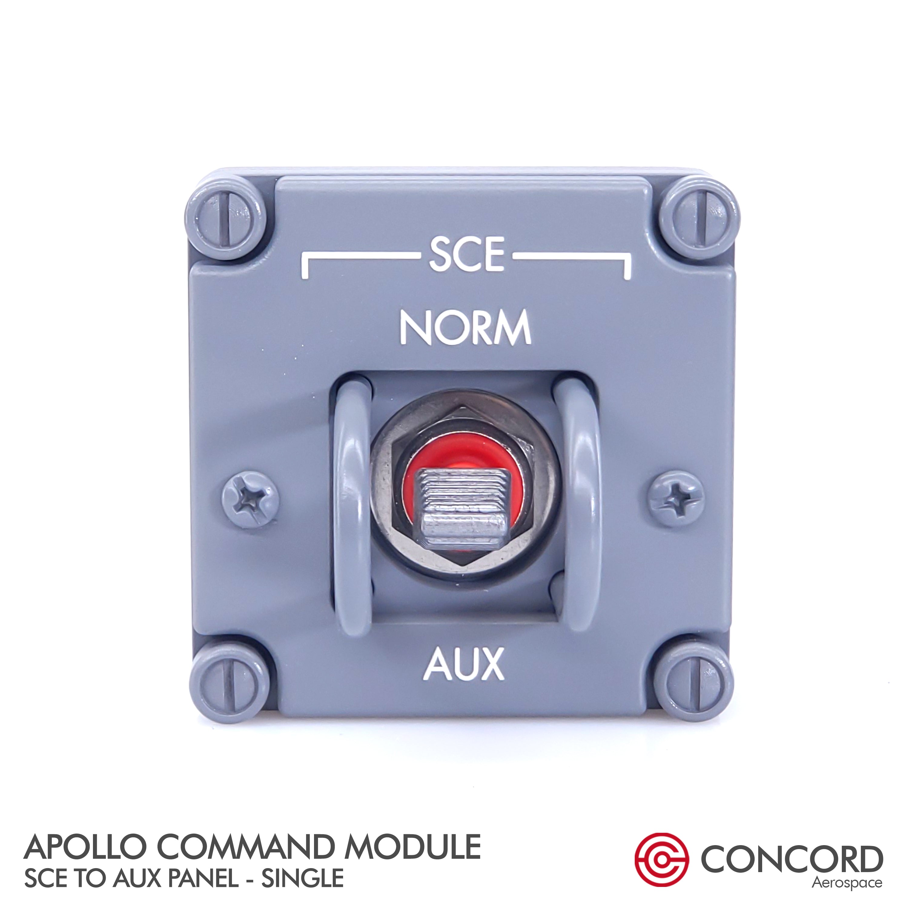 Sce Module Icon APOLLO COMMAND MODULE SINGLE SWITCH PANEL - SCE to AUX – Concord Aerospace