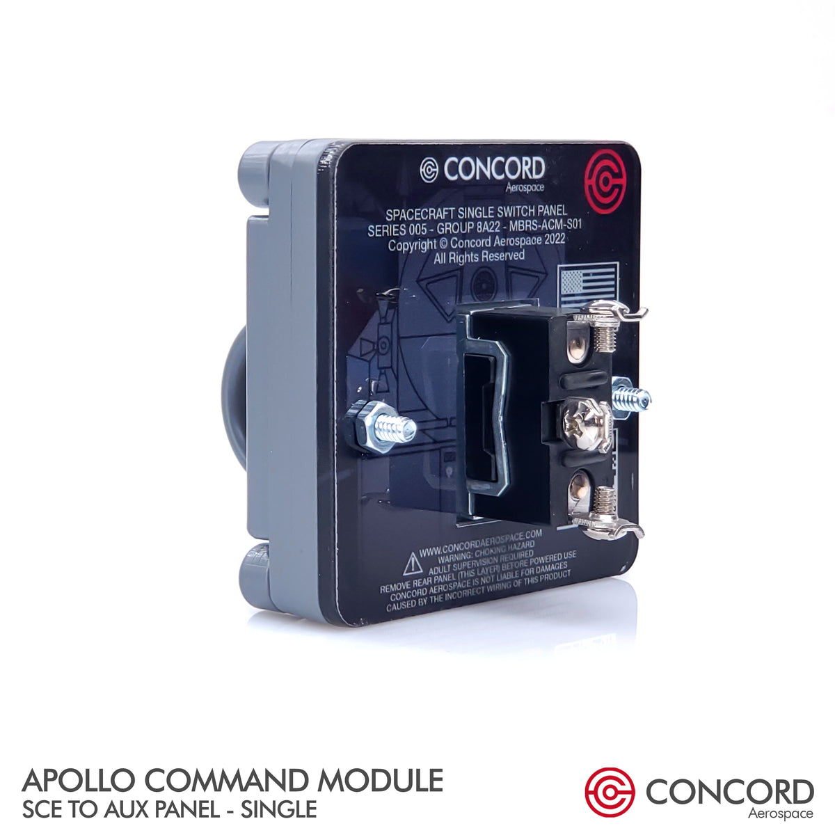 APOLLO COMMAND MODULE SINGLE SWITCH PANEL - SCE to AUX – Concord Aerospace