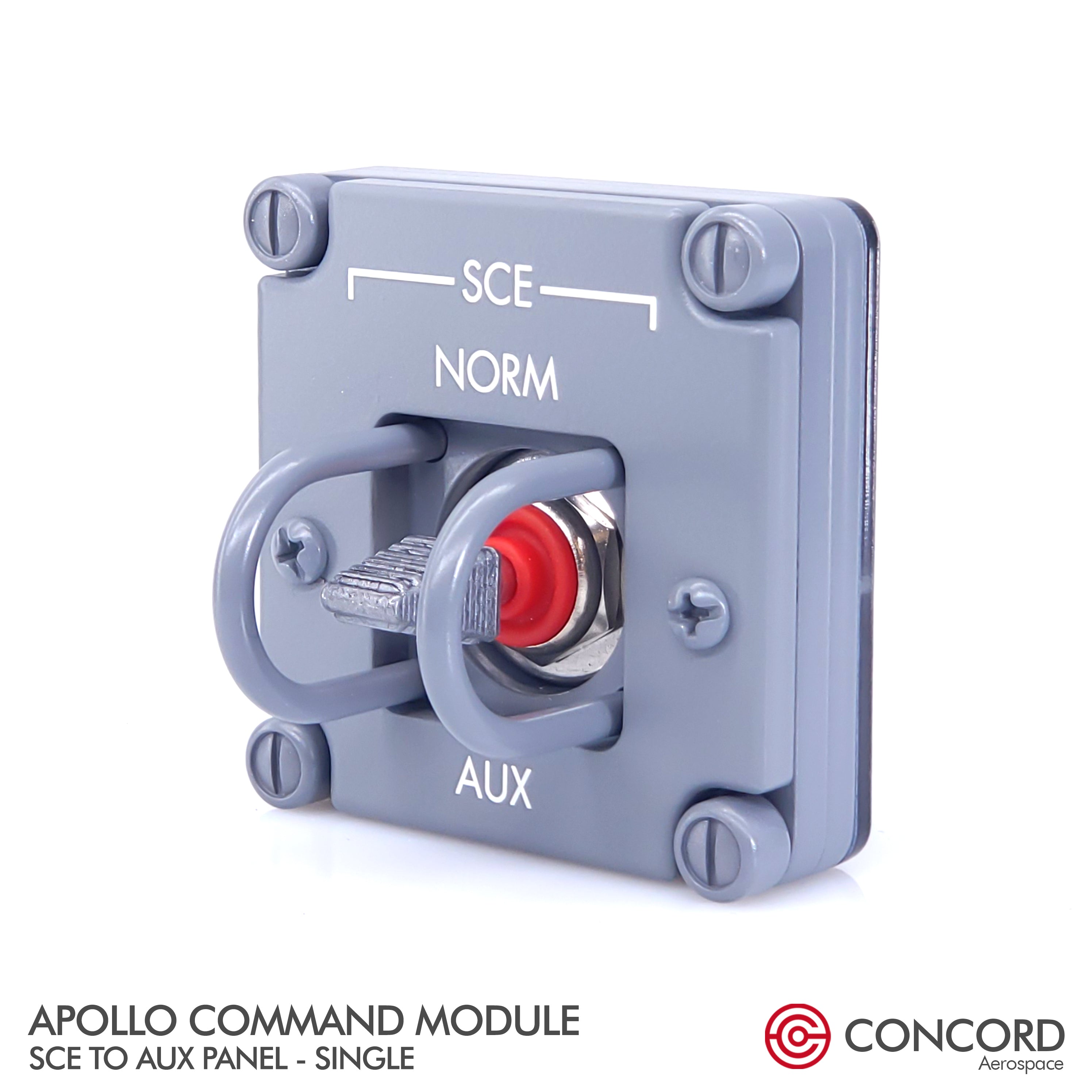 APOLLO COMMAND MODULE SINGLE SWITCH PANEL - SCE to AUX – Concord Aerospace