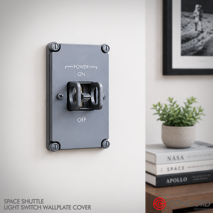 SPACE SHUTTLE LIGHT SWITCH PANEL WALLPLATE COVER