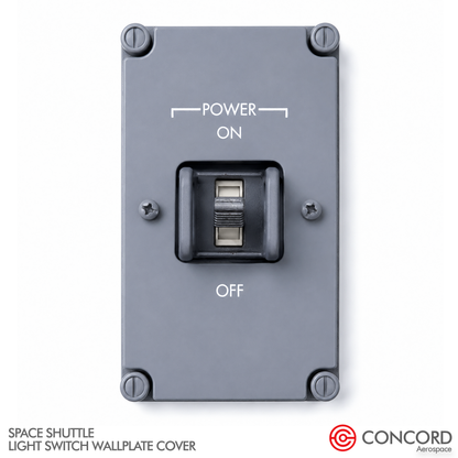 SPACE SHUTTLE LIGHT SWITCH PANEL WALLPLATE COVER
