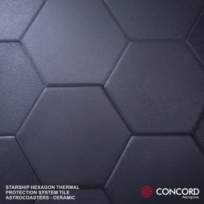 STARSHIP HEXAGON THERMAL PROTECTION SYSTEM TILE ASTROCOASTER - Concord Aerospace