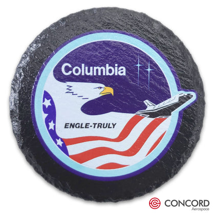 STS - 2 SPACE SHUTTLE - SLATE COASTER - Concord Aerospace Concord Aerospace Concord Aerospace Coasters