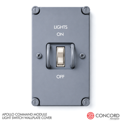 APOLLO LIGHT SWITCH PANEL WALLPLATE (COVER) - Concord Aerospace