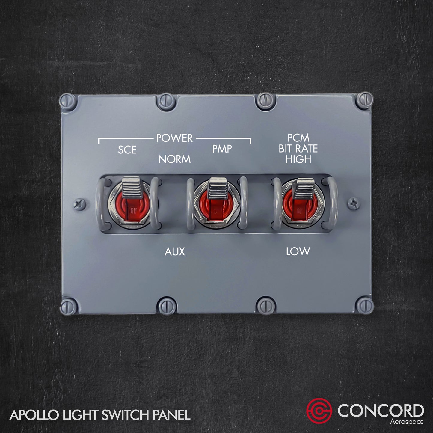 APOLLO LIGHT SWITCH PANEL WALLPLATES - Concord Aerospace