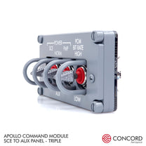 APOLLO COMMAND MODULE TRIPLE SWITCH PANEL - SCE to AUX – Concord Aerospace