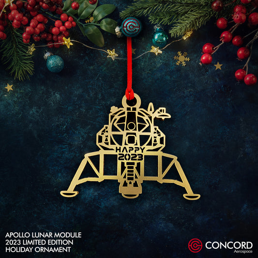 APOLLO LUNAR MODULE 2023 LIMITED EDITION TREE ORNAMENT - Concord Aerospace Concord Aerospace Concord Aerospace Holiday Ornament