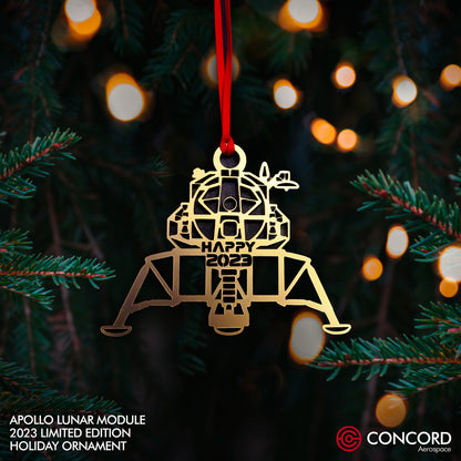 APOLLO LUNAR MODULE 2023 LIMITED EDITION TREE ORNAMENT - Concord Aerospace Concord Aerospace Concord Aerospace Holiday Ornament