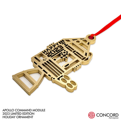 APOLLO COMMAND MODULE 2023 LIMITED EDITION TREE ORNAMENT - Concord Aerospace Concord Aerospace Concord Aerospace Holiday Ornament