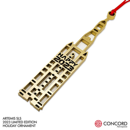 ARTEMIS SLS ROCKET 2023 LIMITED EDITION TREE ORNAMENT - Concord Aerospace Concord Aerospace Concord Aerospace Holiday Ornament