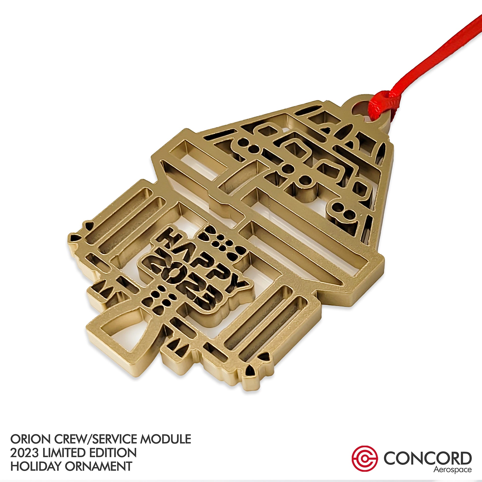 ORION CREW/SERVICE MODULE 2023 LIMITED EDITION TREE ORNAMENT - Concord Aerospace Concord Aerospace Concord Aerospace Holiday Ornament
