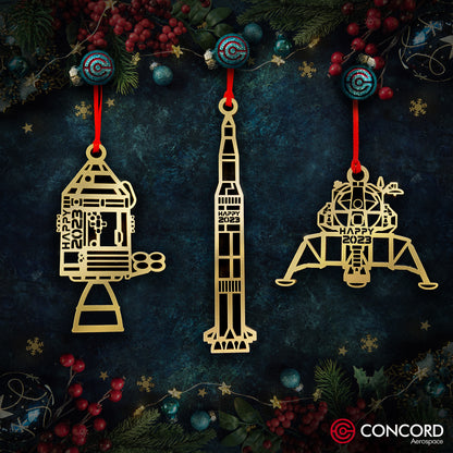 SPACE SHUTTLE 2023 LIMITED EDITION TREE ORNAMENT - Concord Aerospace Concord Aerospace Concord Aerospace Holiday Ornament