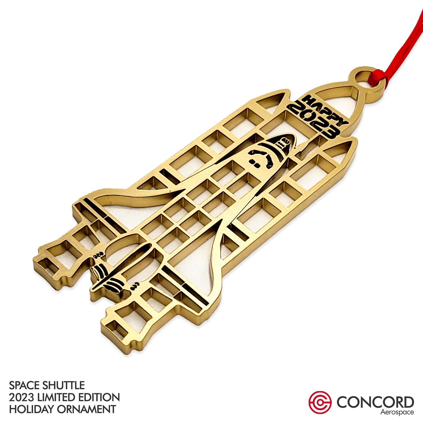 SPACE SHUTTLE 2023 LIMITED EDITION TREE ORNAMENT - Concord Aerospace Concord Aerospace Concord Aerospace Holiday Ornament