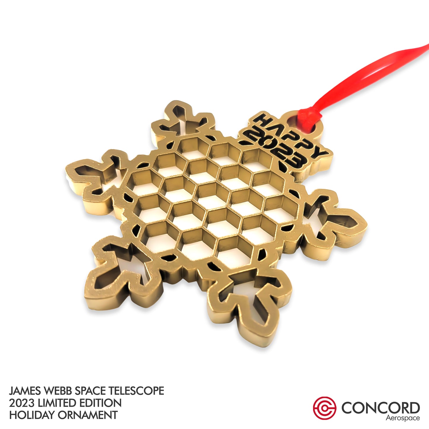 JAMES WEBB TELESCOPE 2023 LIMITED EDITION TREE ORNAMENT - Concord Aerospace Concord Aerospace Concord Aerospace Holiday Ornament