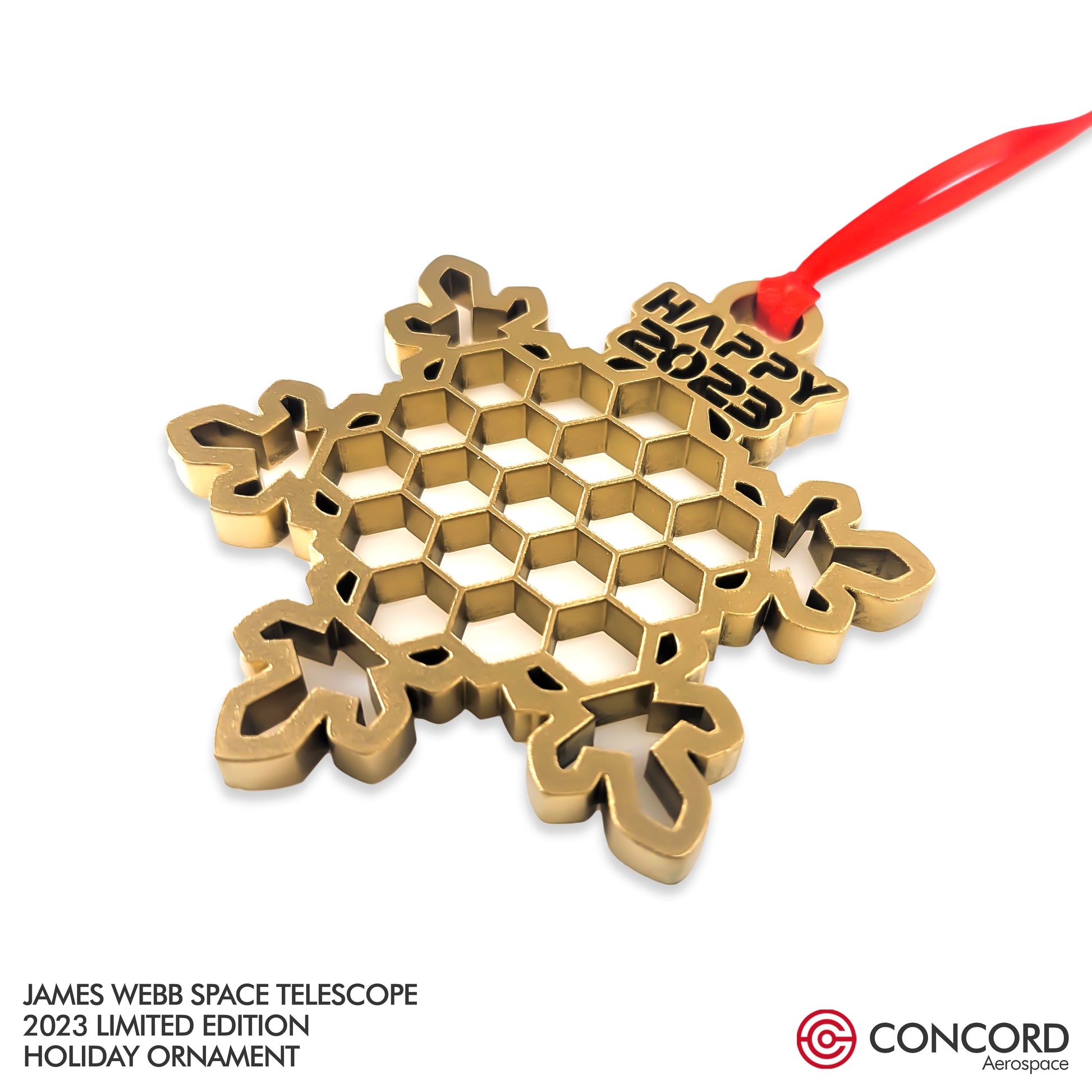JAMES WEBB TELESCOPE 2023 LIMITED EDITION TREE ORNAMENT - Concord Aerospace Concord Aerospace Concord Aerospace Holiday Ornament