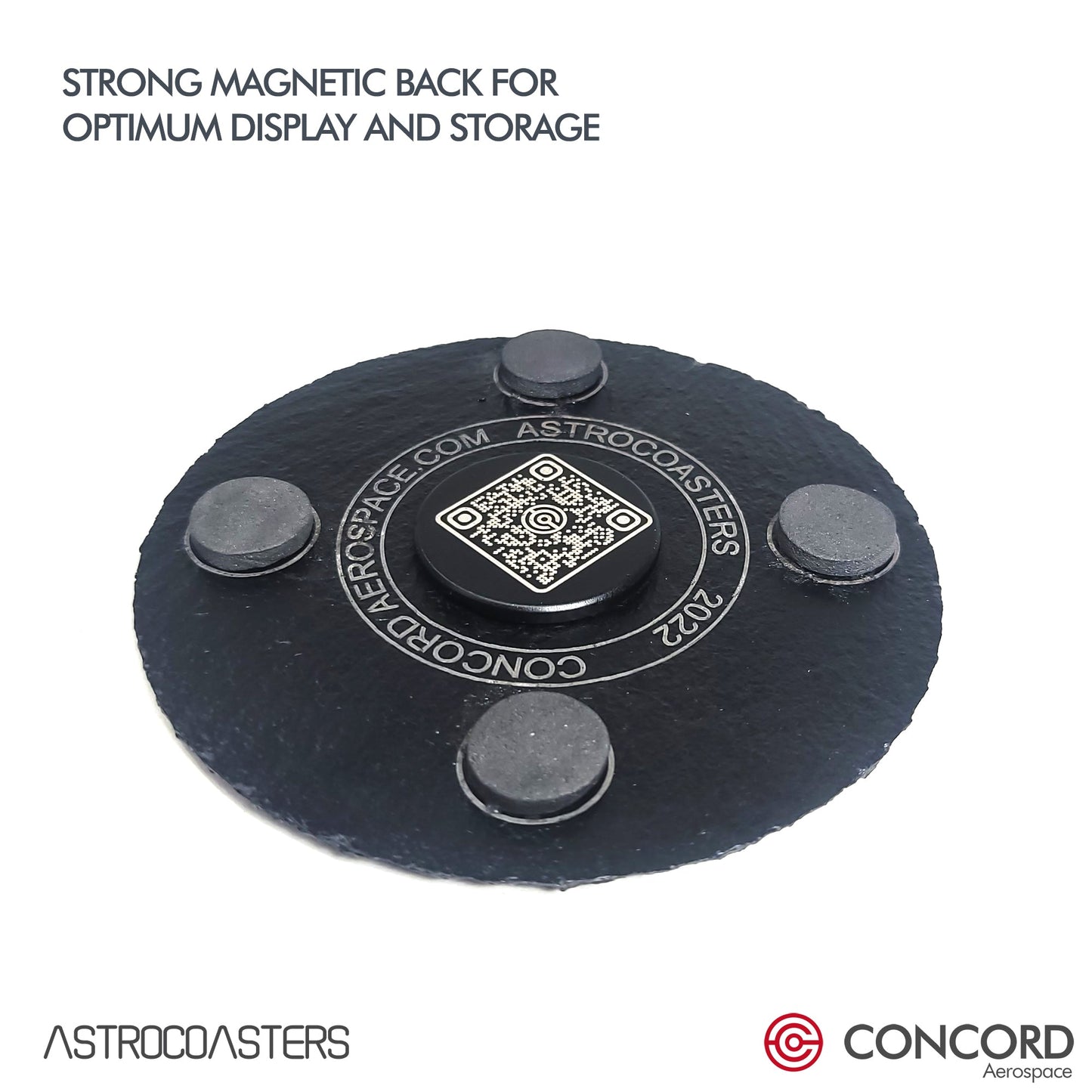 SPACE FORCE - SLATE COASTER - Concord Aerospace Concord Aerospace Concord Aerospace Coasters