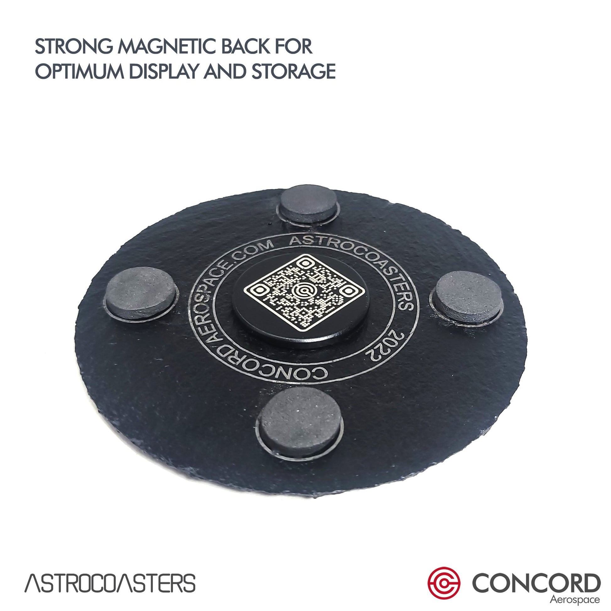 SPACE FORCE - SLATE COASTER - Concord Aerospace Concord Aerospace Concord Aerospace Coasters
