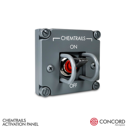 CHEMTRAILS ACTIVATION PANEL V2.0 - Concord Aerospace Concord Aerospace Concord Aerospace SPACE SWITCH - SINGLE