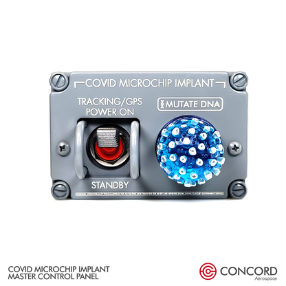 COVID MICROCHIP IMPLANT MASTER CONTROL PANEL - Concord Aerospace Concord Aerospace Concord Aerospace SPACE SWITCH - SPECIALS