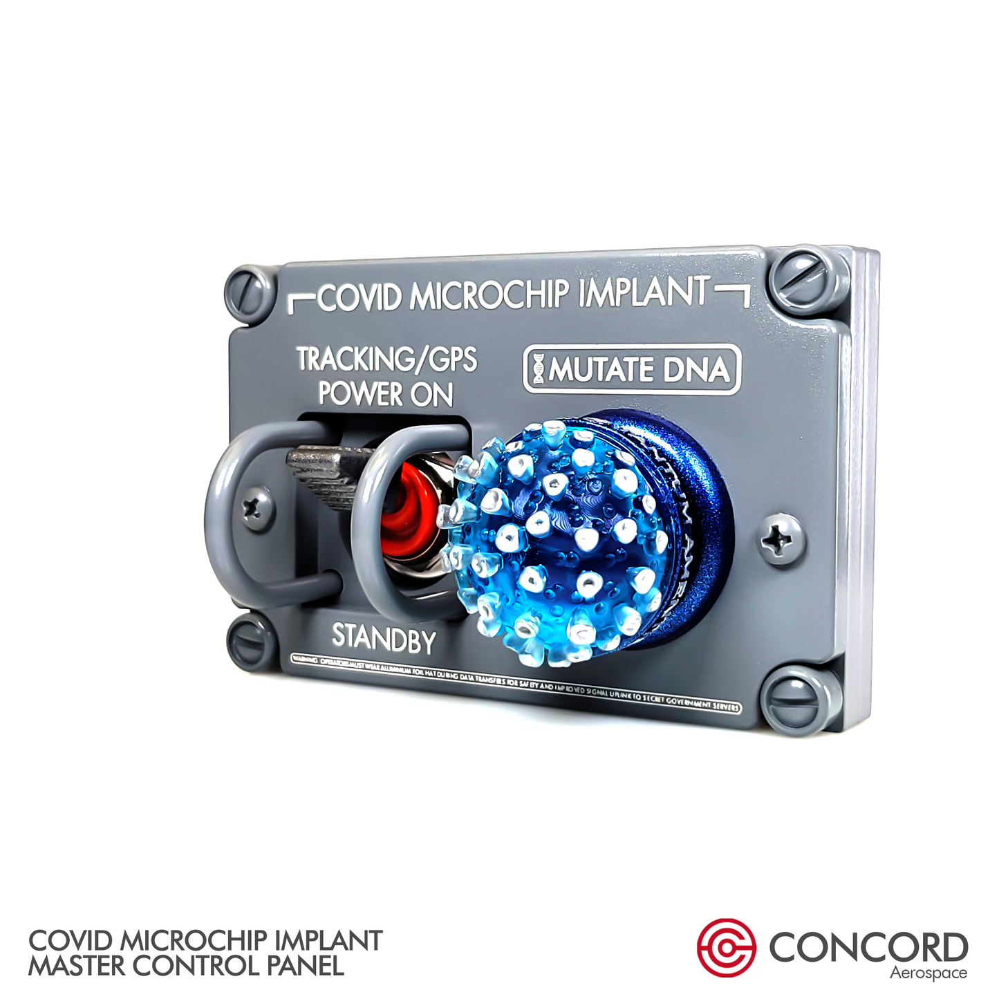 COVID MICROCHIP IMPLANT MASTER CONTROL PANEL - Concord Aerospace Concord Aerospace Concord Aerospace SPACE SWITCH - SPECIALS