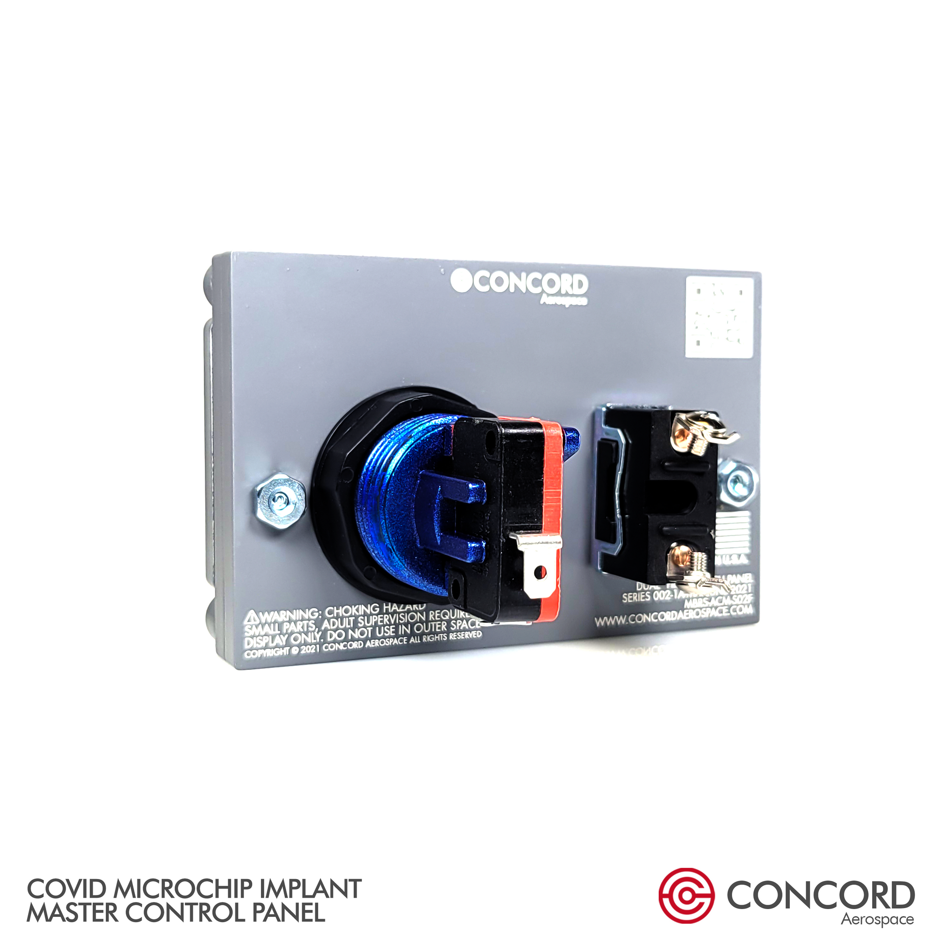COVID MICROCHIP IMPLANT MASTER CONTROL PANEL - Concord Aerospace Concord Aerospace Concord Aerospace SPACE SWITCH - SPECIALS