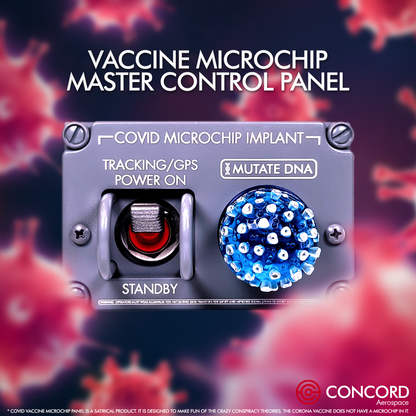 COVID MICROCHIP IMPLANT MASTER CONTROL PANEL - Concord Aerospace Concord Aerospace Concord Aerospace SPACE SWITCH - SPECIALS