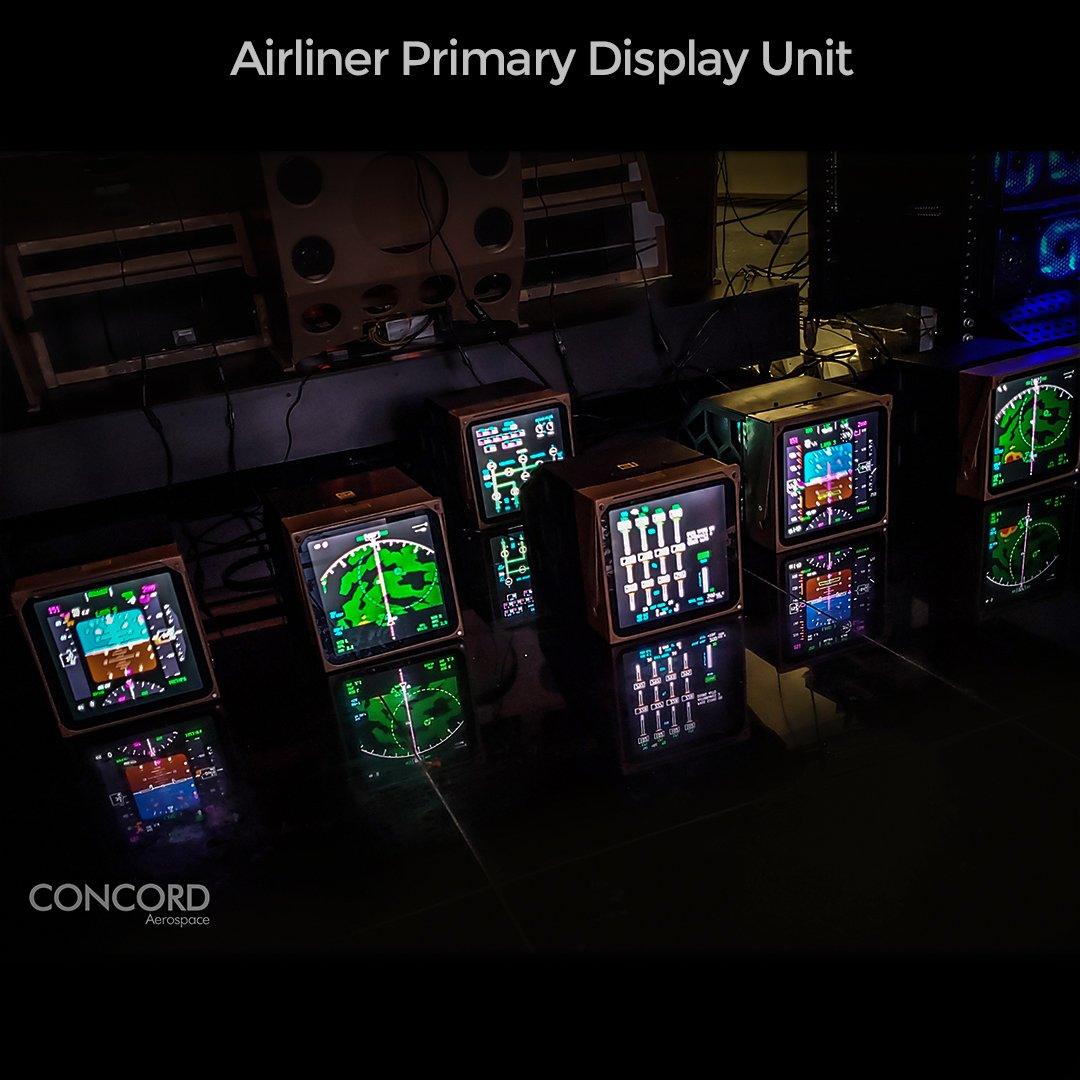 AIRLINER PRIMARY DISPLAY UNIT - Concord Aerospace Concord Aerospace Concord Aerospace DISPLAY UNIT