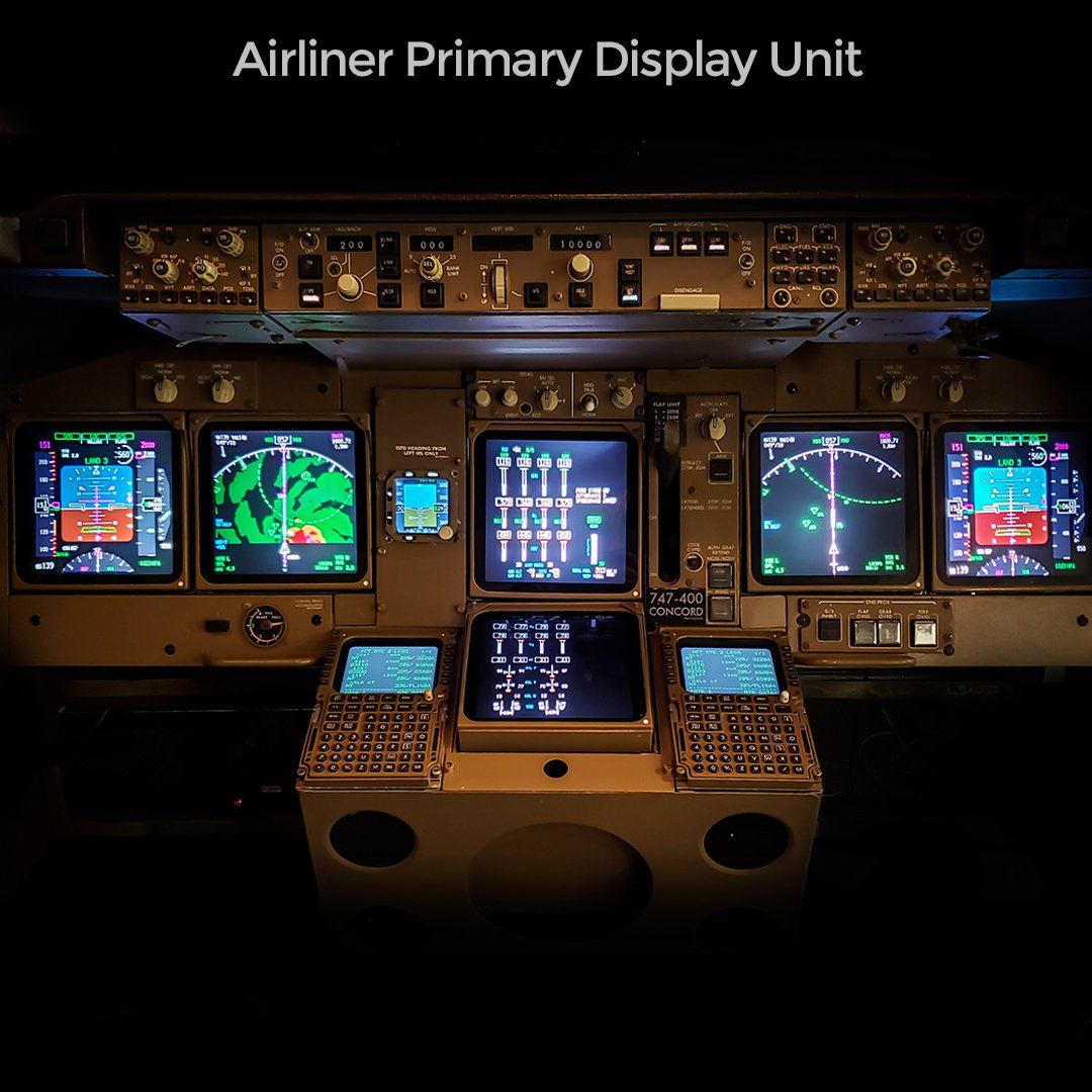 AIRLINER PRIMARY DISPLAY UNIT - Concord Aerospace Concord Aerospace Concord Aerospace DISPLAY UNIT