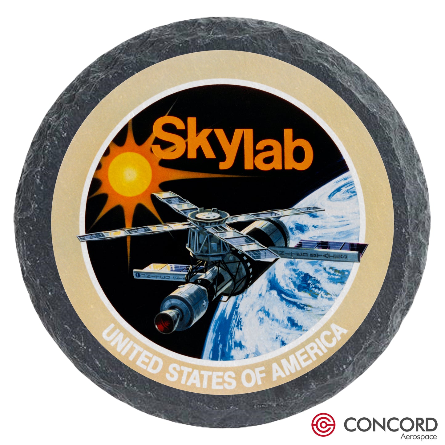 SKYLAB PROGRAM - SLATE COASTER - Concord Aerospace Concord Aerospace Concord Aerospace Coasters