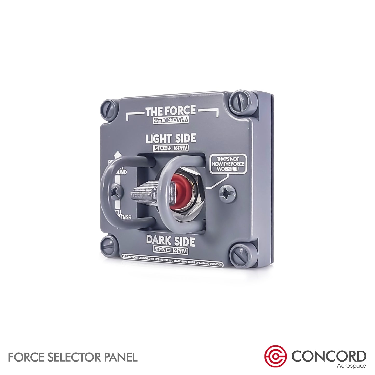 FORCE SELECTOR PANEL - Concord Aerospace Concord Aerospace Concord Aerospace SPACE SWITCH - SINGLE