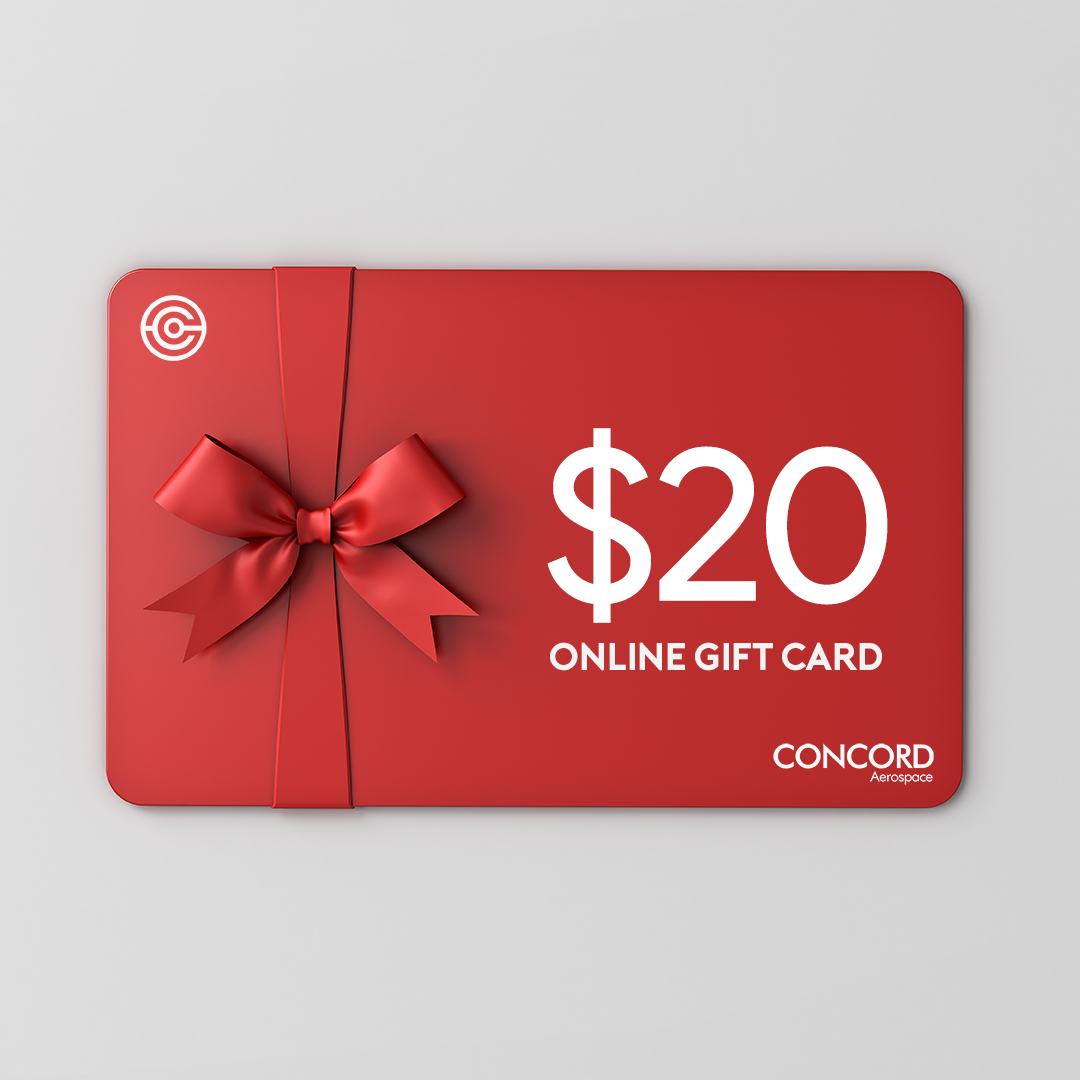 CONCORD AEROSPACE ONLINE GIFT CARDS - Concord Aerospace $20.00 Concord Aerospace Concord Aerospace Gift Cards