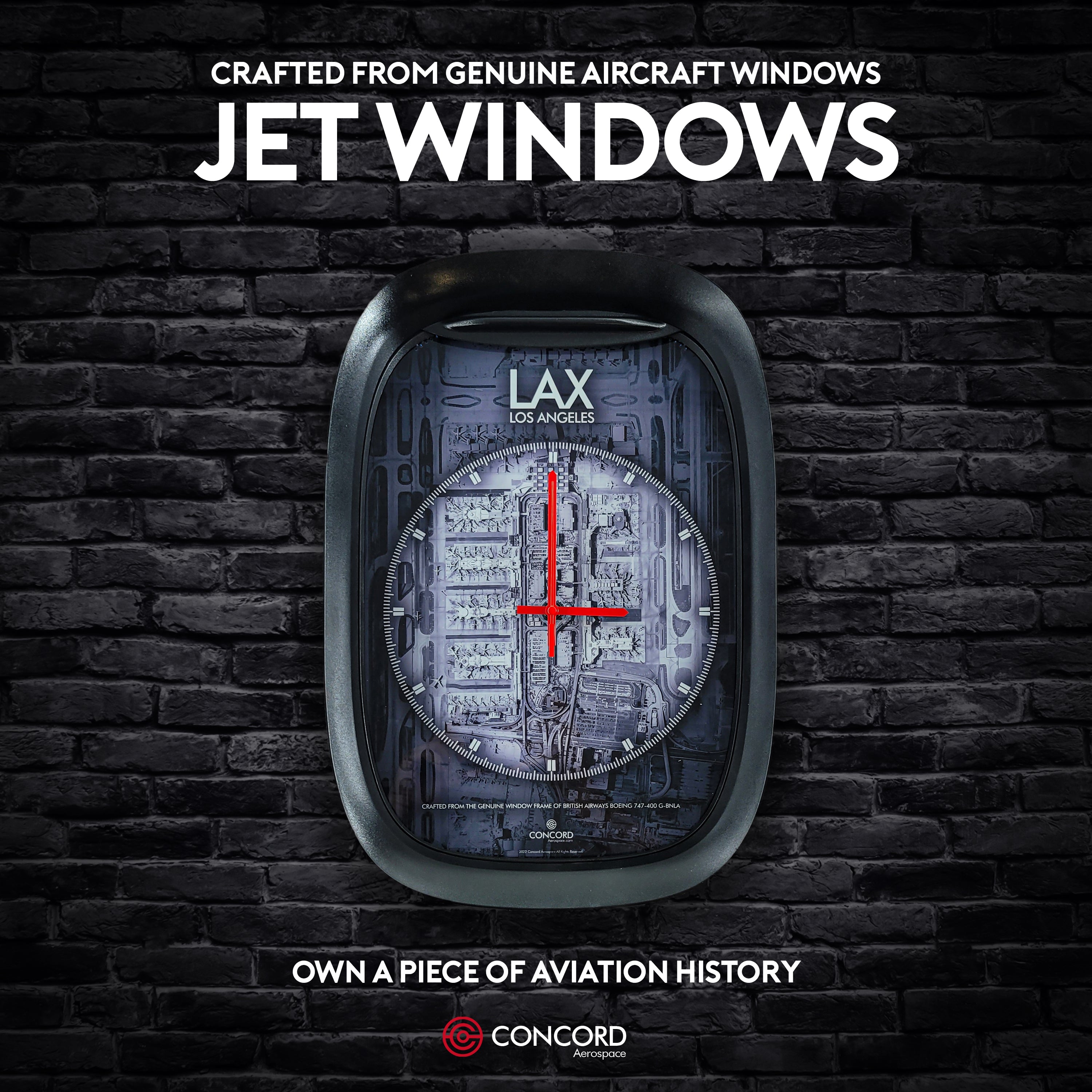 JET WINDOWS - PICTURE FRAMES CRAFTED FROM GENUINE AIRCRAFT WINDOWS ...