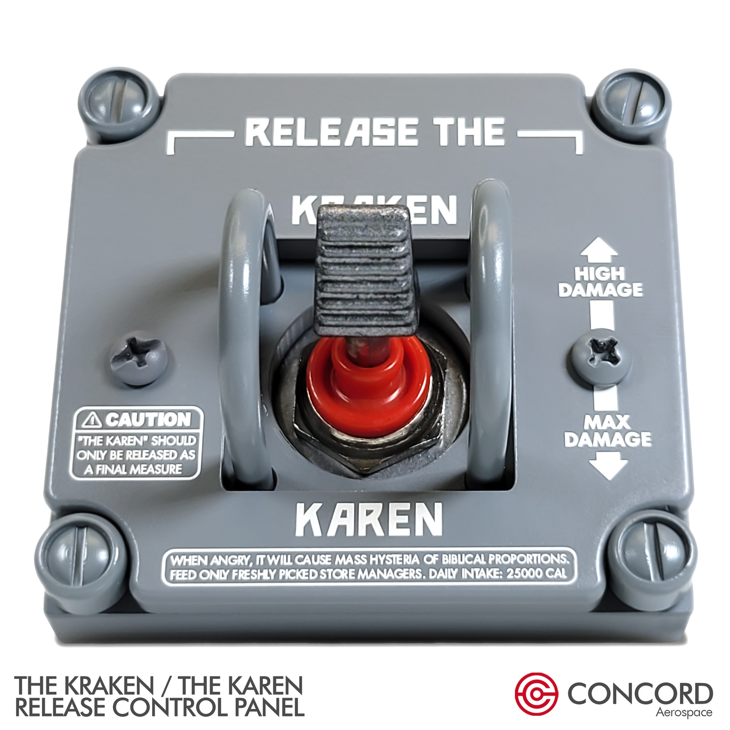 RELEASE THE KRAKEN KAREN SWITCH PANEL Concord Aerospace