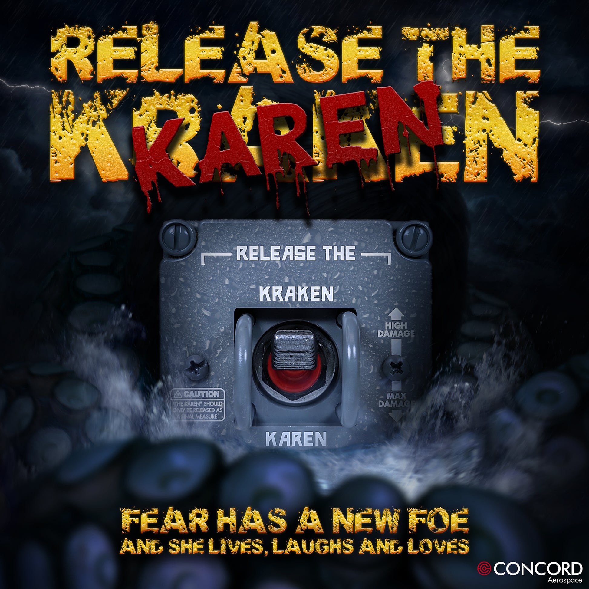 RELEASE THE KRAKEN / KAREN SWITCH PANEL - Concord Aerospace Concord Aerospace Concord Aerospace SPACE SWITCH - SPECIALS